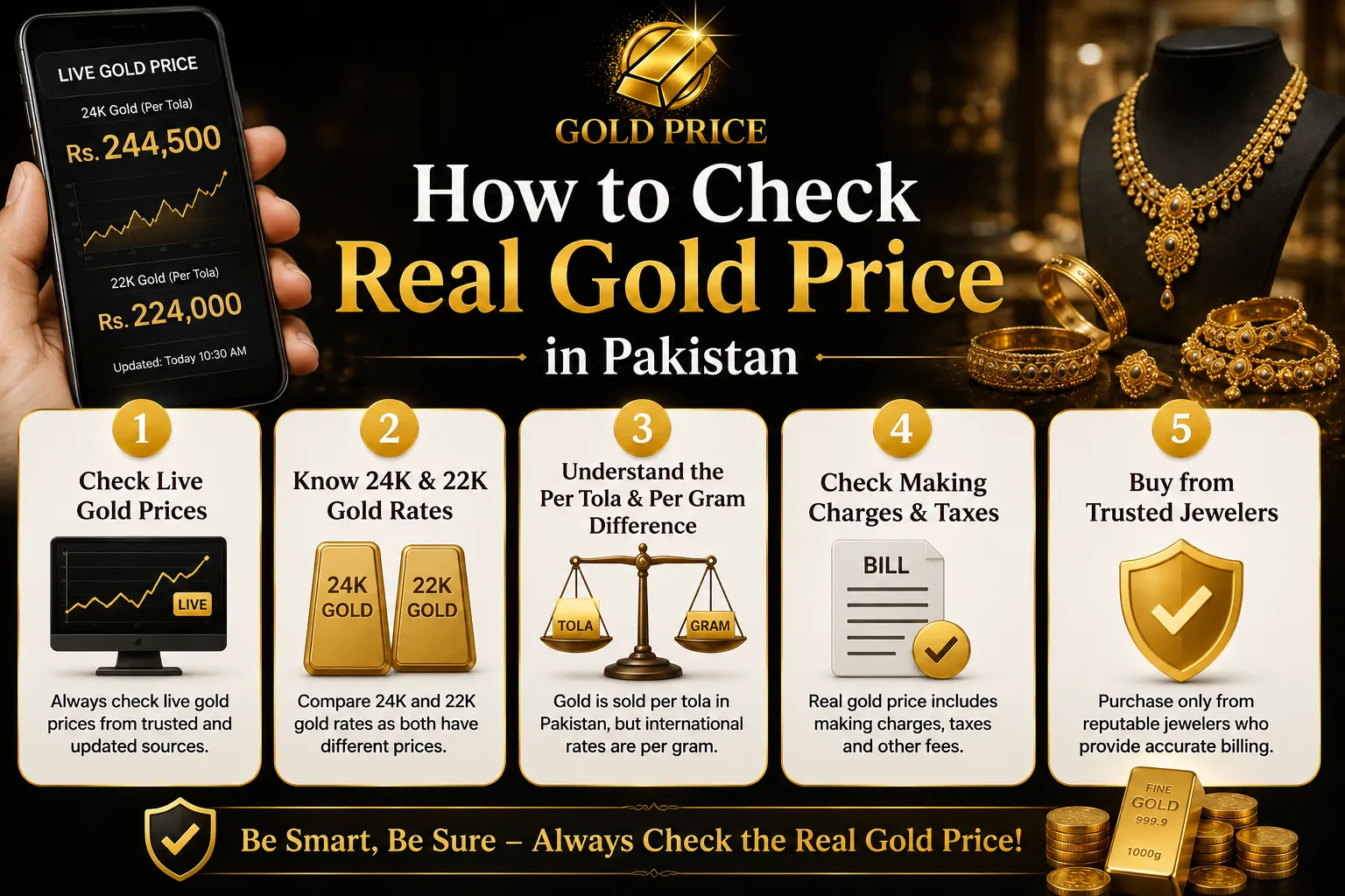 How to Check Real Gold Price in Pakistan